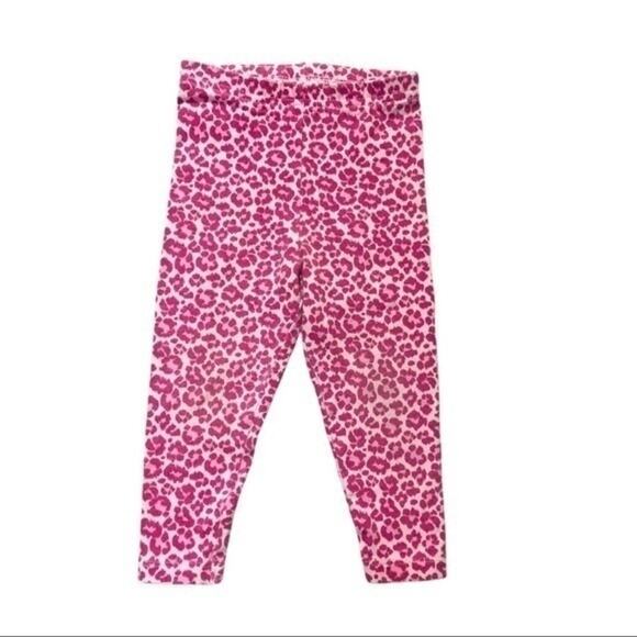 Carter’s Leopard Print Leggings Size 18 Months pink - Picture 3 of 8